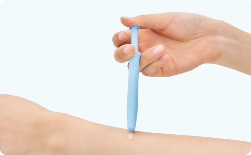 Appliquer le gel