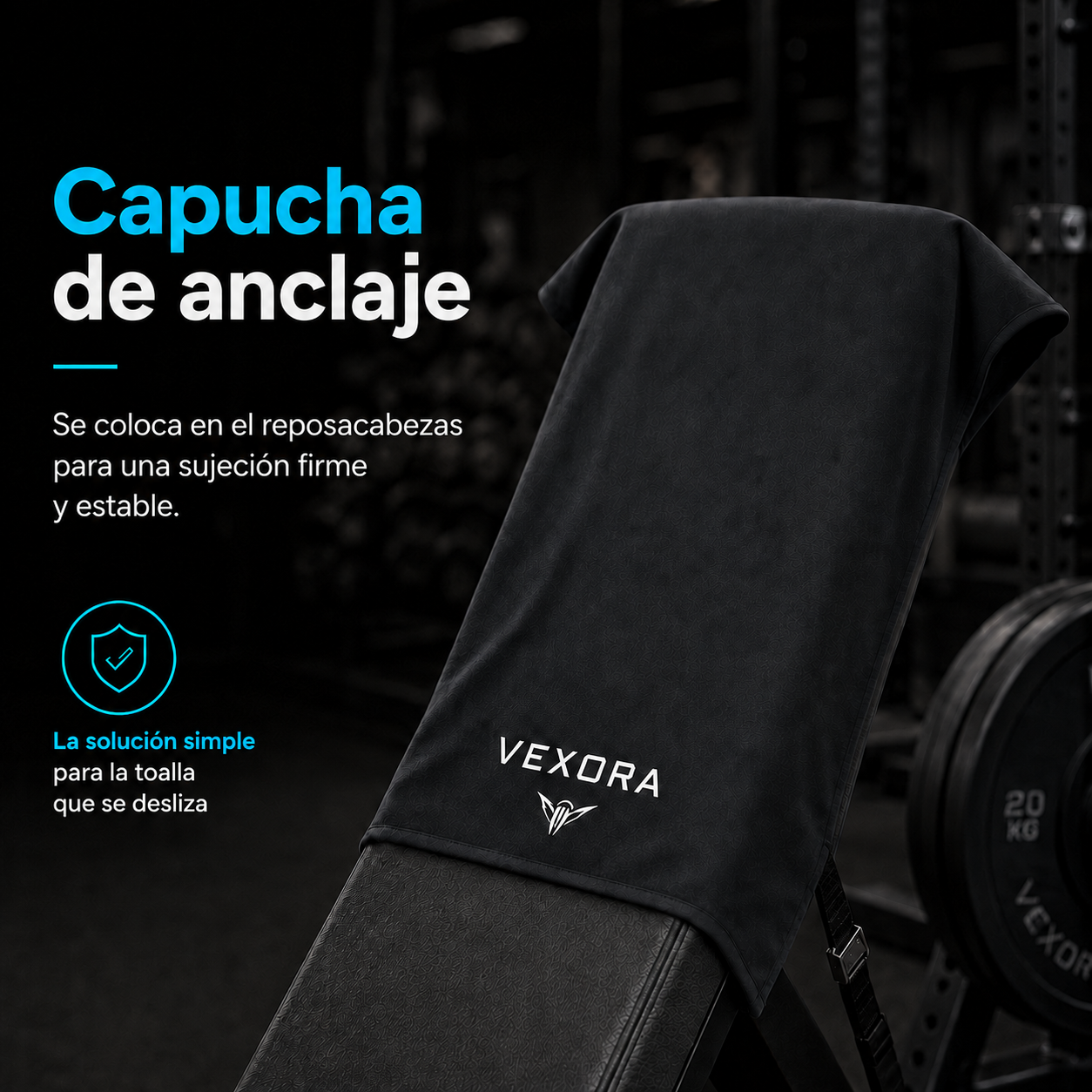 Vexora — Treningshåndkle med hette
