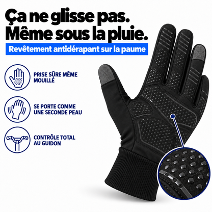 Ca ne glisse pas meme sous la pluie - revetement antiderapant sur la paume